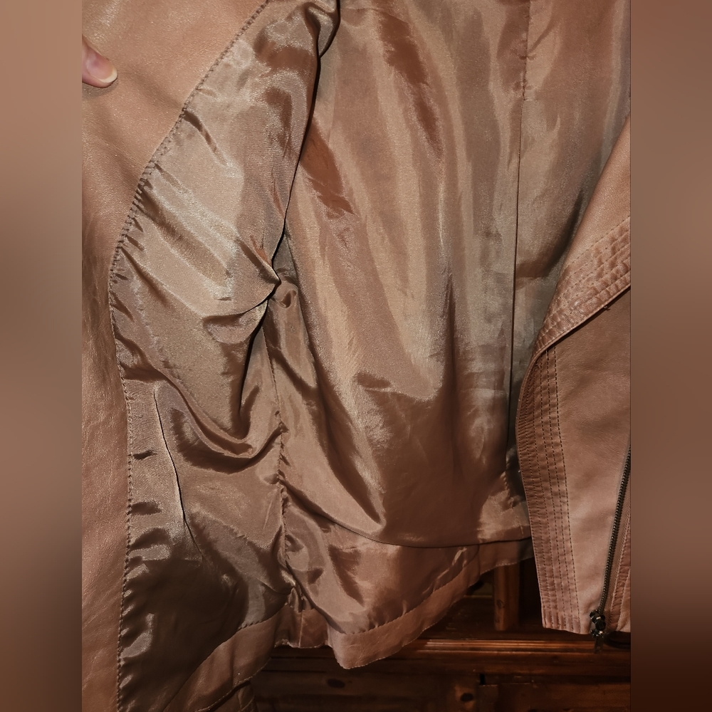 Paparazzi motorbike vegan jacket size small - Picture 7 of 7